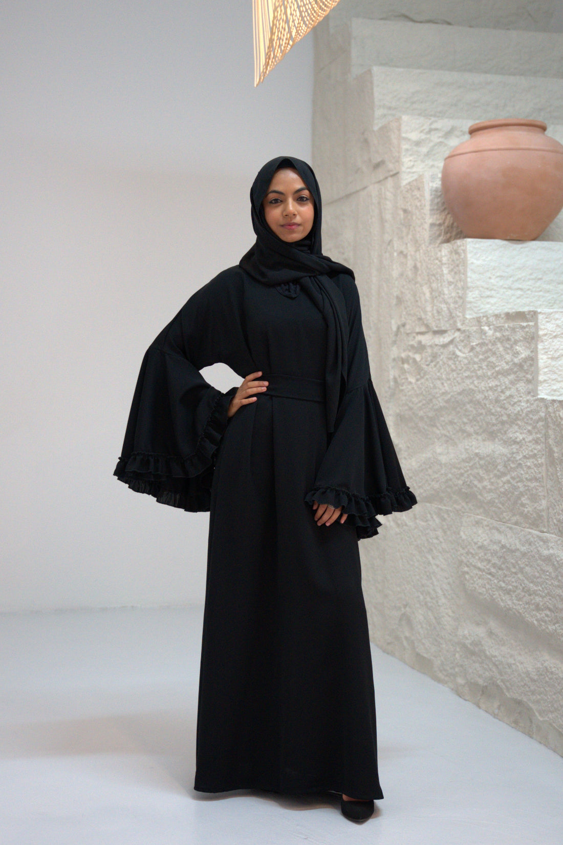 Mishka – Premium Black Abaya