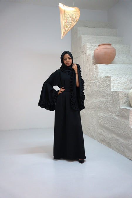 Mishka – Premium Black Abaya