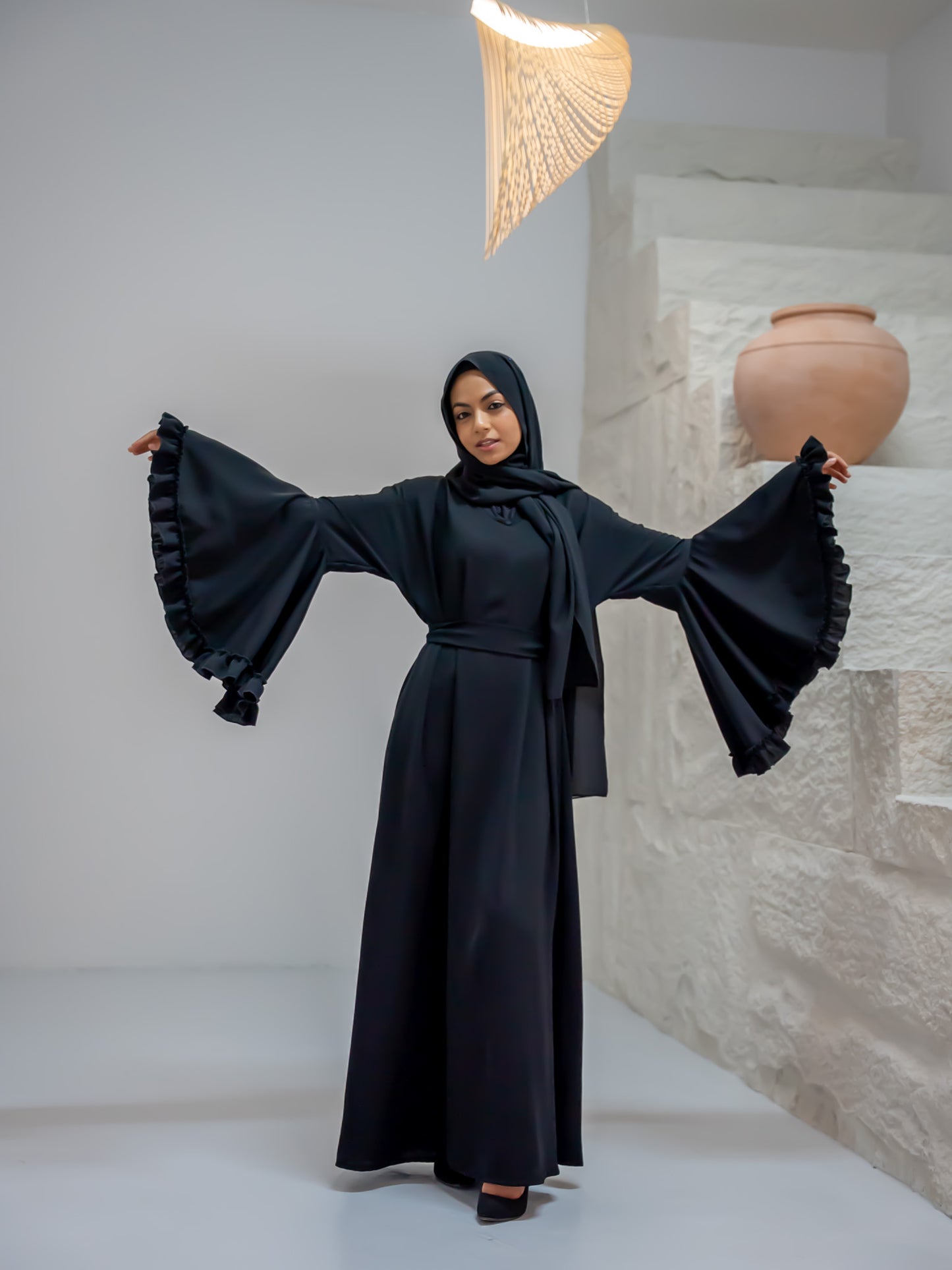 Mishka – Premium Black Abaya