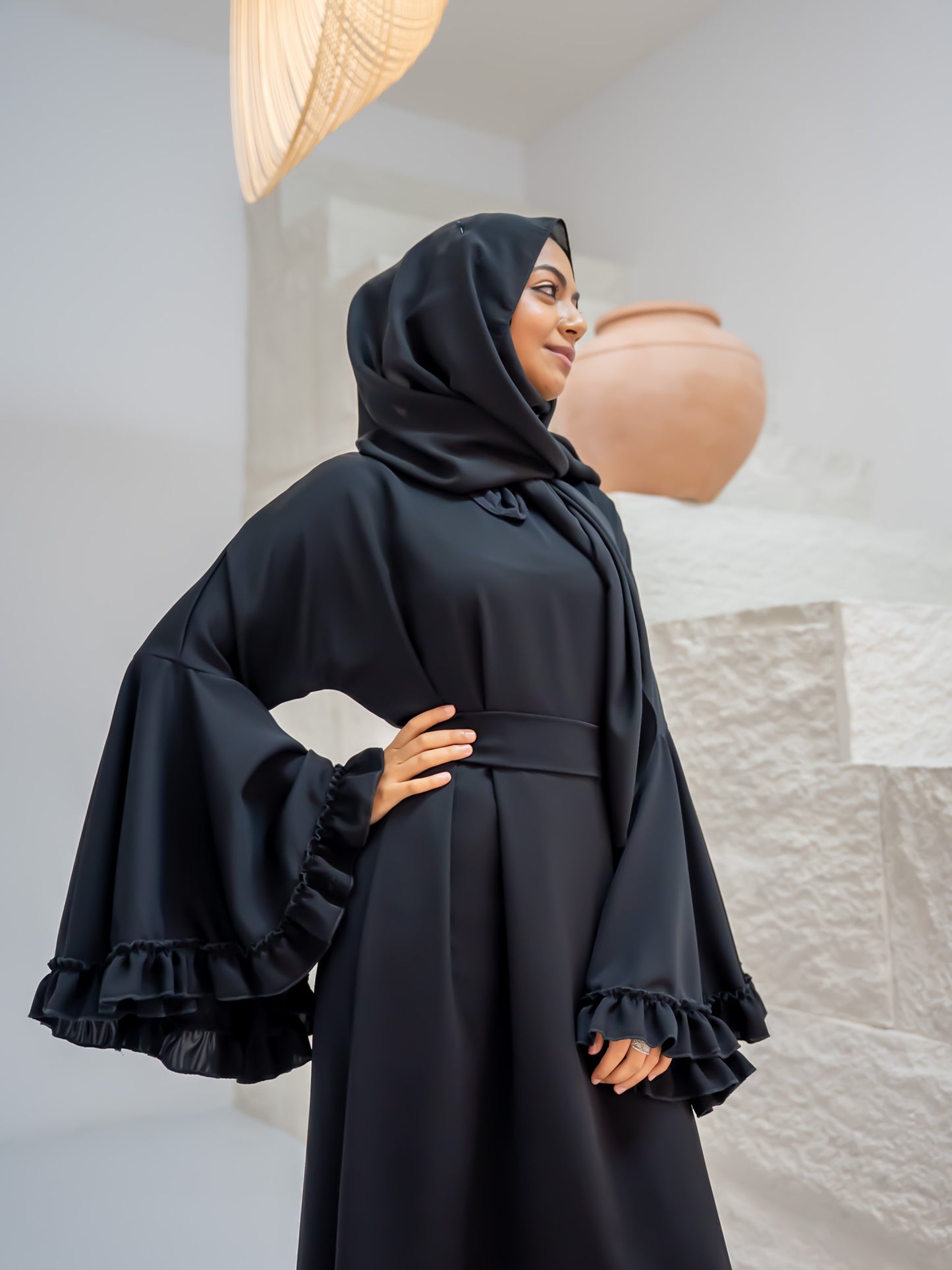 Mishka – Premium Black Abaya